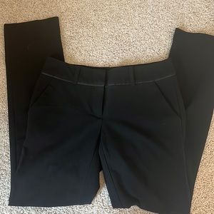 New York & Co black straight leg dress pants